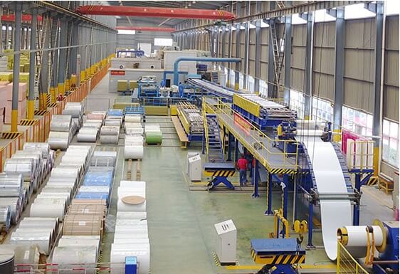 德晋贵宾厅四波峰聚氨酯屋面板 德晋贵宾厅四波峰聚氨酯屋面板